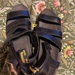 Dr. Martens Black Sandals